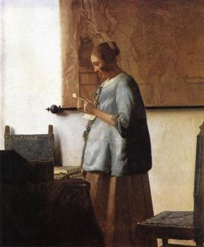 約翰尼斯 維米爾 Woman in Blue Reading a Letter 約翰尼斯 維米爾 Woman in Blue Reading a Letter